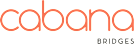 The image features the word "cabana" in orange letters.