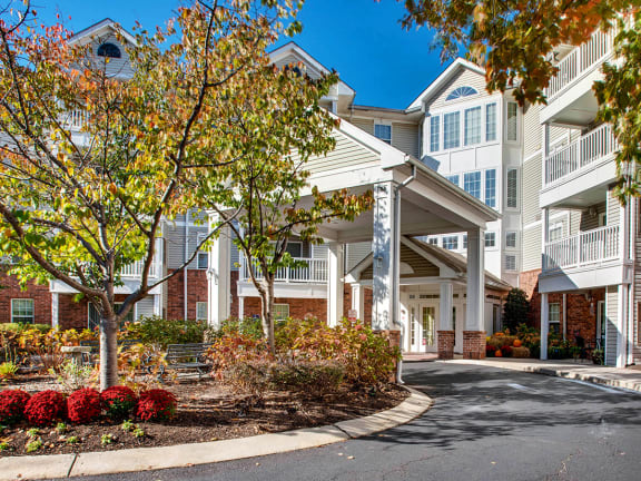 Front of Apartment building