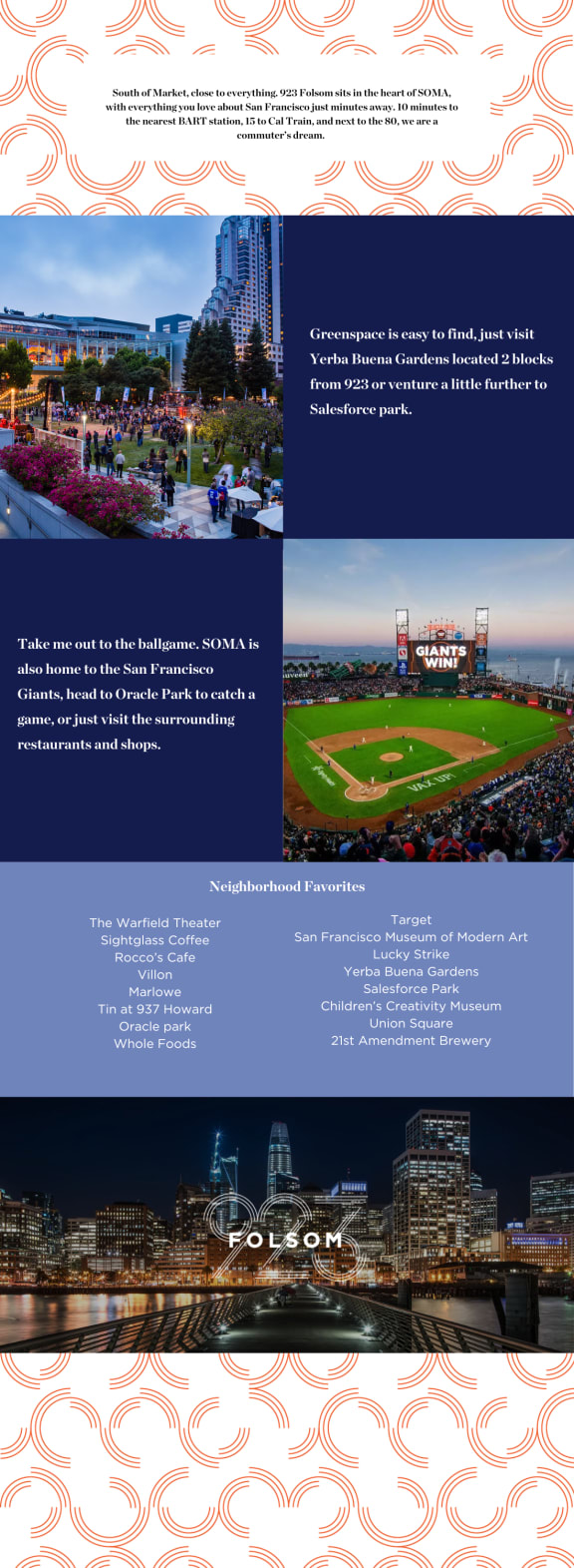 a screenshot of a website with photos of a city and a baseball game