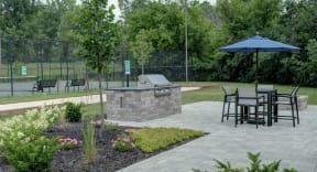 Outdoor picnic and recreation area- Valley Lo Towers