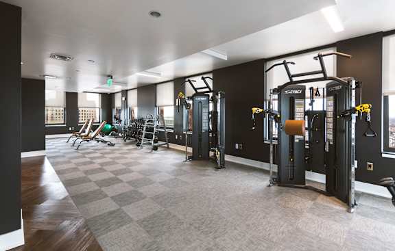 Fitness Equipment at Fourteen56, Michigan