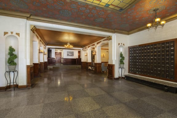 Spacious Lobby at Malloy Apartment Homes, Seattle