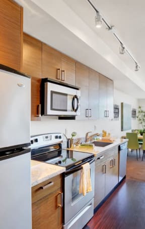 Modern Living Room at Link + Mural, Washington, 98126