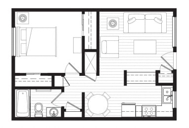Fair Plaza 527sqft