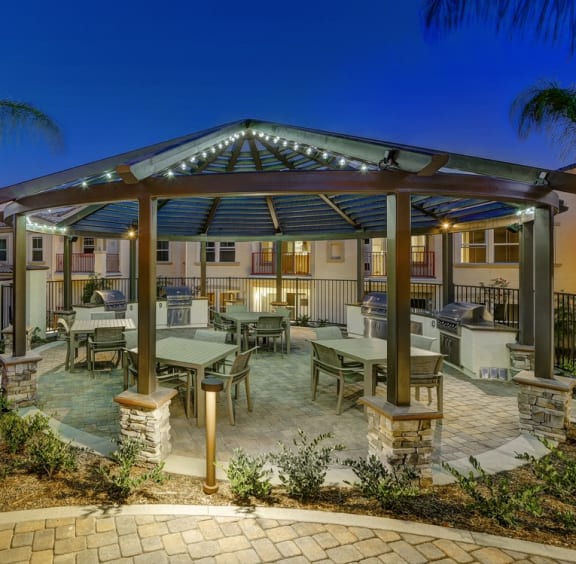 Outdoor BBQ Area at Avino in San Diego, CA