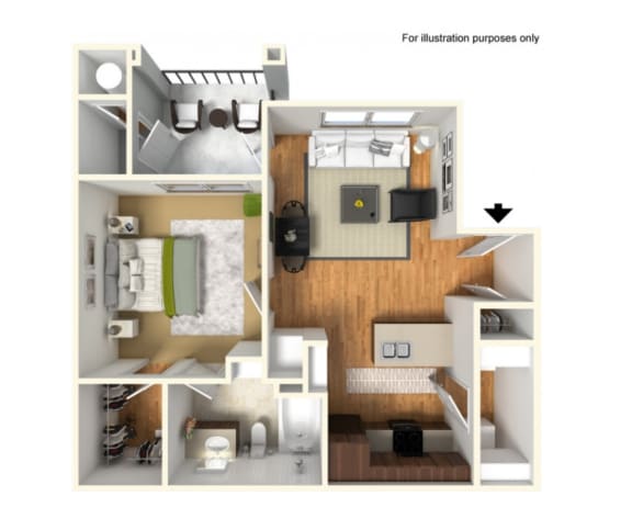 A1 Apartment Floorplan