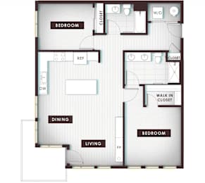 2.1B at Delo Apartments, Louisville, CO