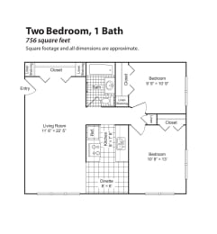Priscilla Standish Apartments floorplan