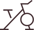 a close up of a person riding a bike