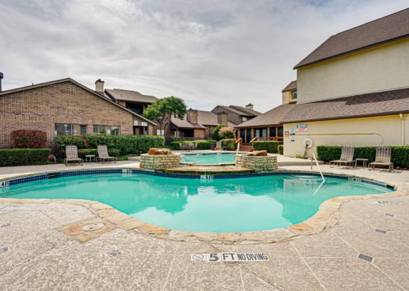 Sparkling Pool at Woodland Hills, Texas