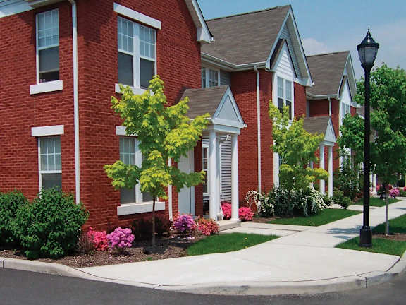 Apartment building exterior, central west end apartments