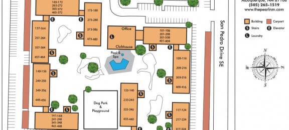 The Pearl at Spring Creek Map
