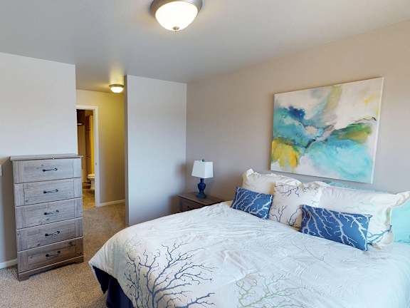 bedroom, bed