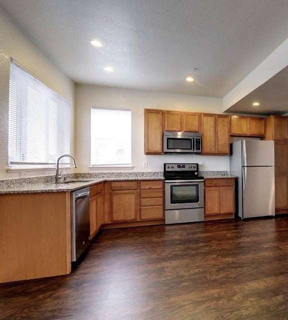 Carpeted Stairway at The Townhomes at Pine Drive, Colorado, 80138