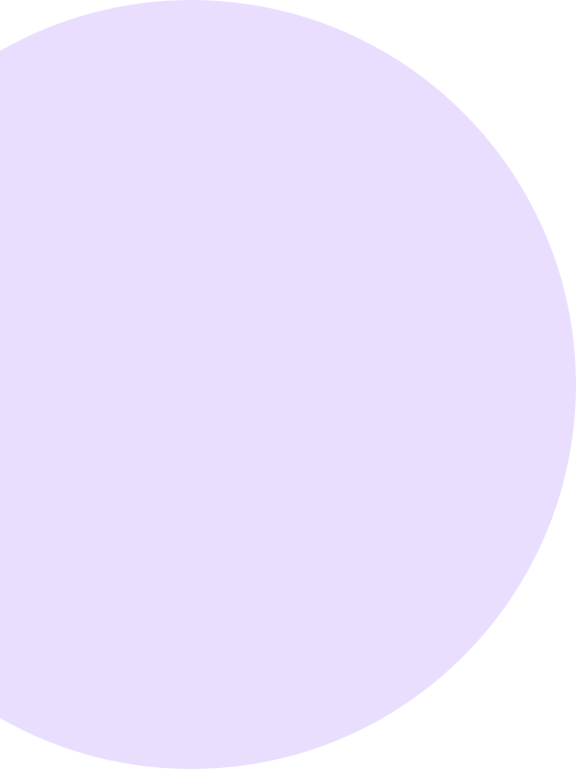 a purple circle with a white background and a light purple