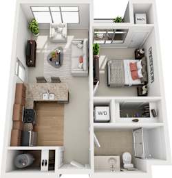  Floor Plan 1B