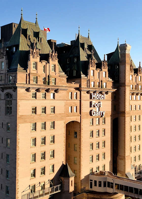 The hotel is called Fort Garry.