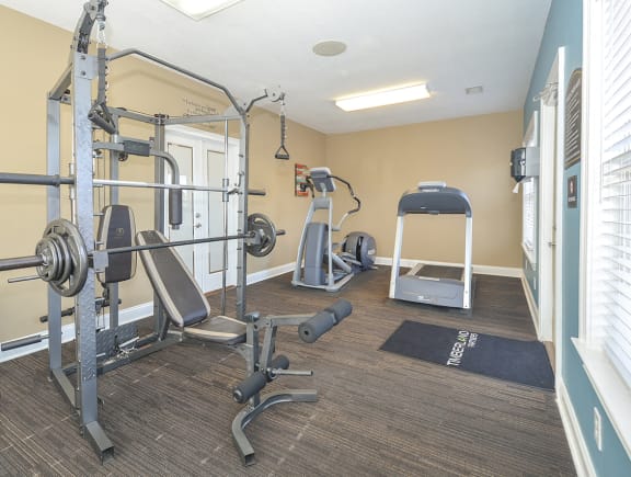 Strength Training and Cardio Equipment at the 24-Hour Fitness Center