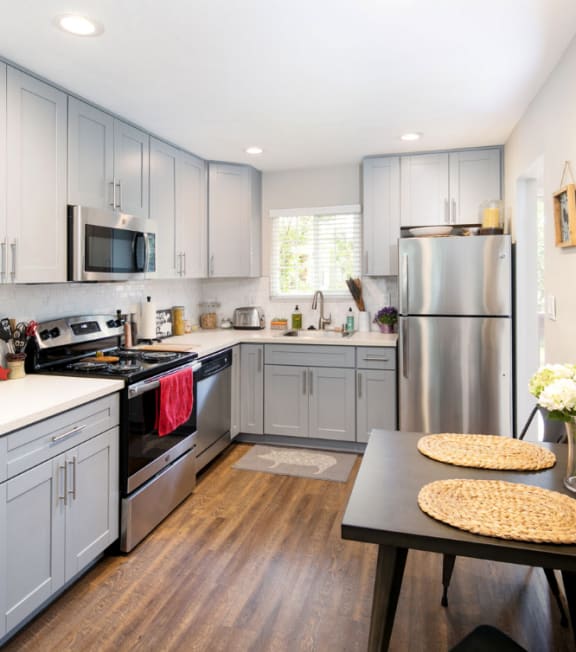 Casa Serena Apartments in Fremont, California Model Kitchen