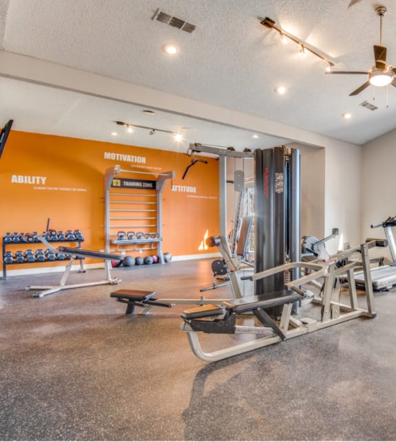 Fitness Center access at Foxborough Apartments, Irving