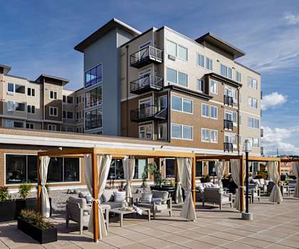 Exterior Building at Harbor Heights 55+ Community, Olympia, 98501
