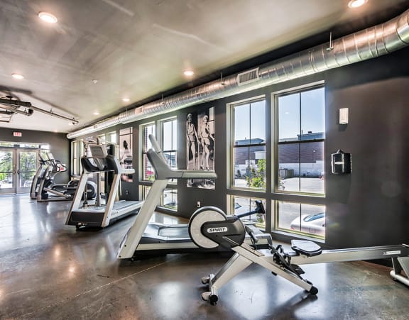 the gym at the house