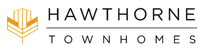 a black and white image with the word hawthorne written in white text