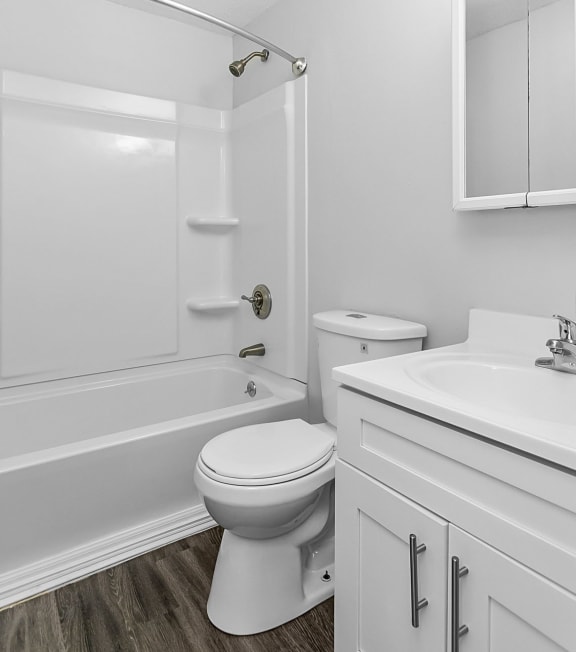 Bathroom at Gull Harbor Apartments in New London, CT, 06320