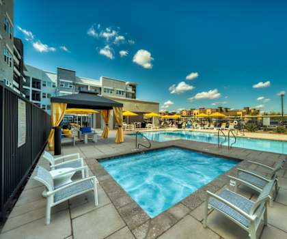 Swimming Pool with Cabanas at Cuvee, Glendale, AZ
