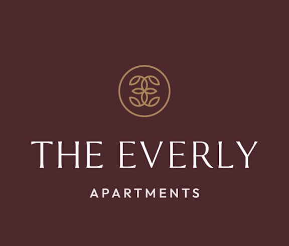 The image is a logo for The Everly Apartments.
