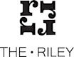 A black and white image of a stylized text that reads "THE RILEY".