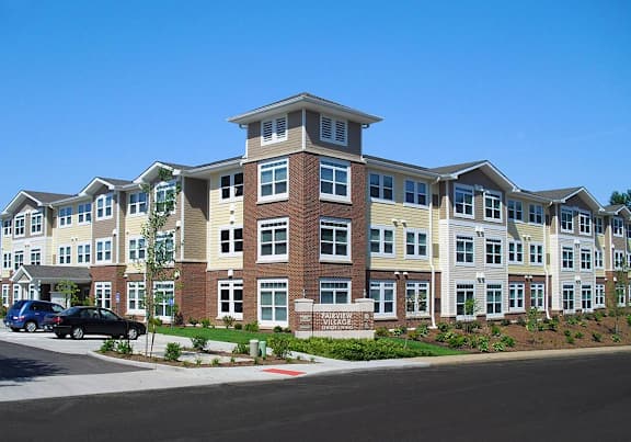 the building where the apartment is located