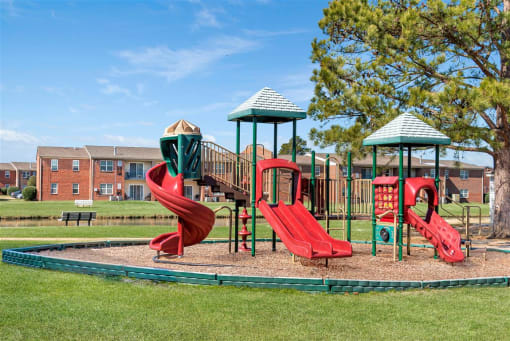 Playground  at Rivers Landing Apartments, PRG Real Estate, Hampton, Virginia