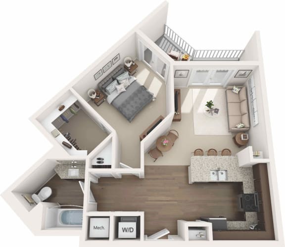 Luxurious 1 bedroom apartment in Malvern, PA