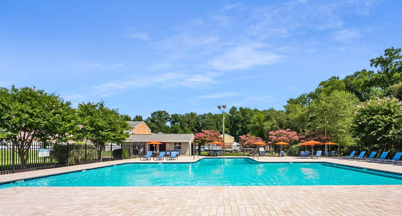 Swimming Pool at Staples Mill Townhomes, Richmond, VA