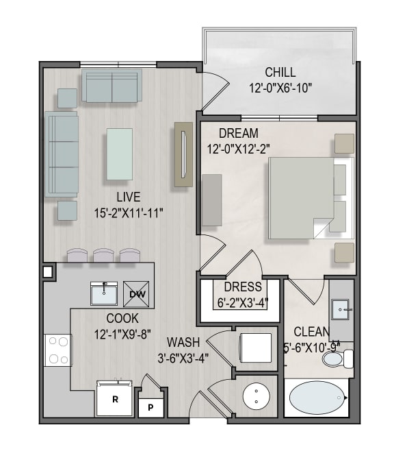A1 Floor Plan at The Livano Deer Valley, Phoenix, Arizona