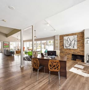 the preserve at ballantyne commons living room and dining room