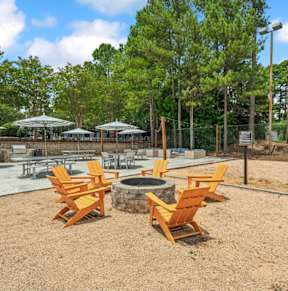 Outdoor Firepit Patio at Chapel View, North Carolina
