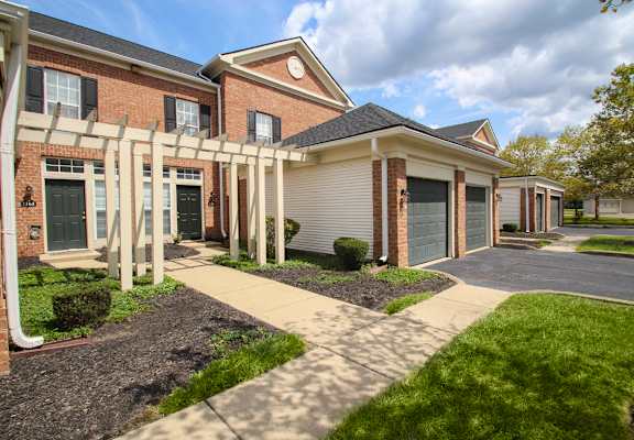 This is a photo of apartment exteriors at Washington Park in Centerville, OH.