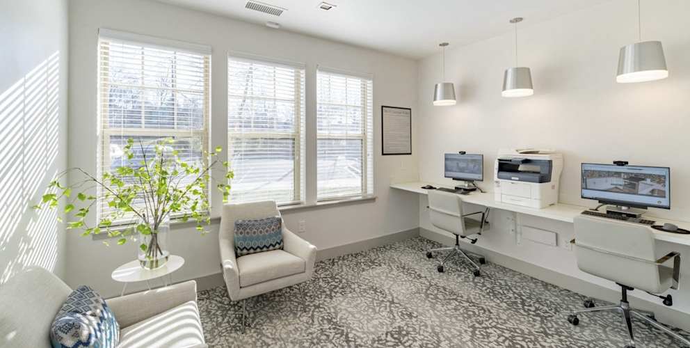 Work space at Sycamore at Tyvola Apartments (5 of 8)