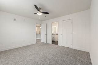 Bedroom with view of 2nd bath and closet at Eagle Ridge Apartment Homes, Traverse City, MI 49685