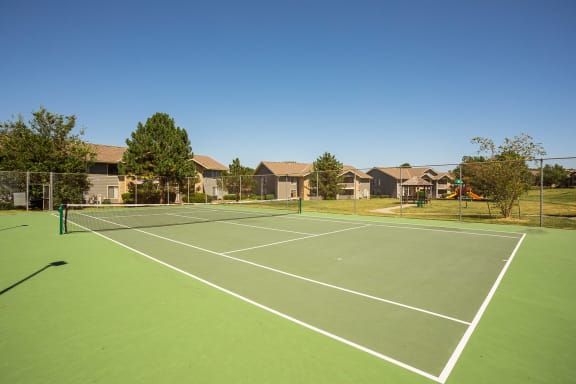 Tennis Court at The Reserve At Barry Apartments, Kansas City, MO, 64154
