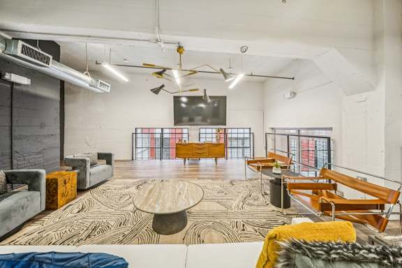 Loft Lounge Area at The Locks, Virginia, 23219
