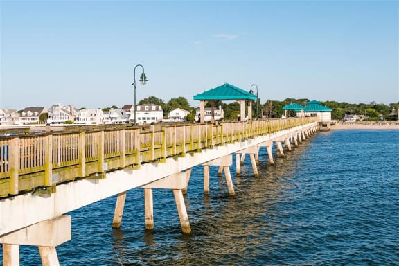 Bridge Over The Lake at The Constellation Apartments, PRG Real Estate, Hampton, VA
