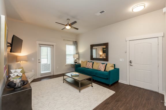Sophisticated Living Room at Proximity Apartments, Charleston