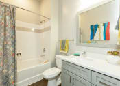 Thumbnail 30 of 30 - Bathroom with Modern Fixtures at Proximity Apartments, Charleston, South Carolina