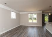 Thumbnail 6 of 28 - The Drake Living Room with Wide Open Space  at The Flats on Houk, Ohio, 43015