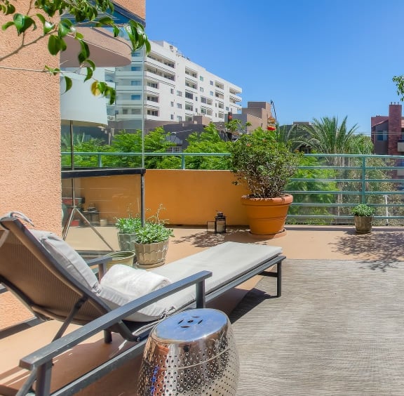 Attractive Terrace View at La Vista Terrace, Hollywood, CA, 90046