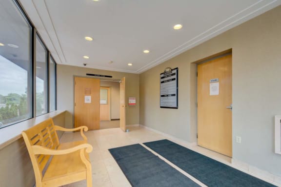 a seating area at days inn & suites by wyndham lacey
