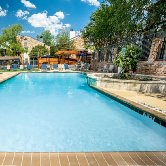 take a dip in our resort style swimming pool